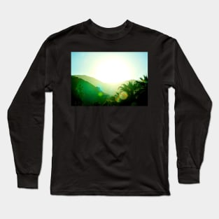 Palm Spring Sunset Long Sleeve T-Shirt